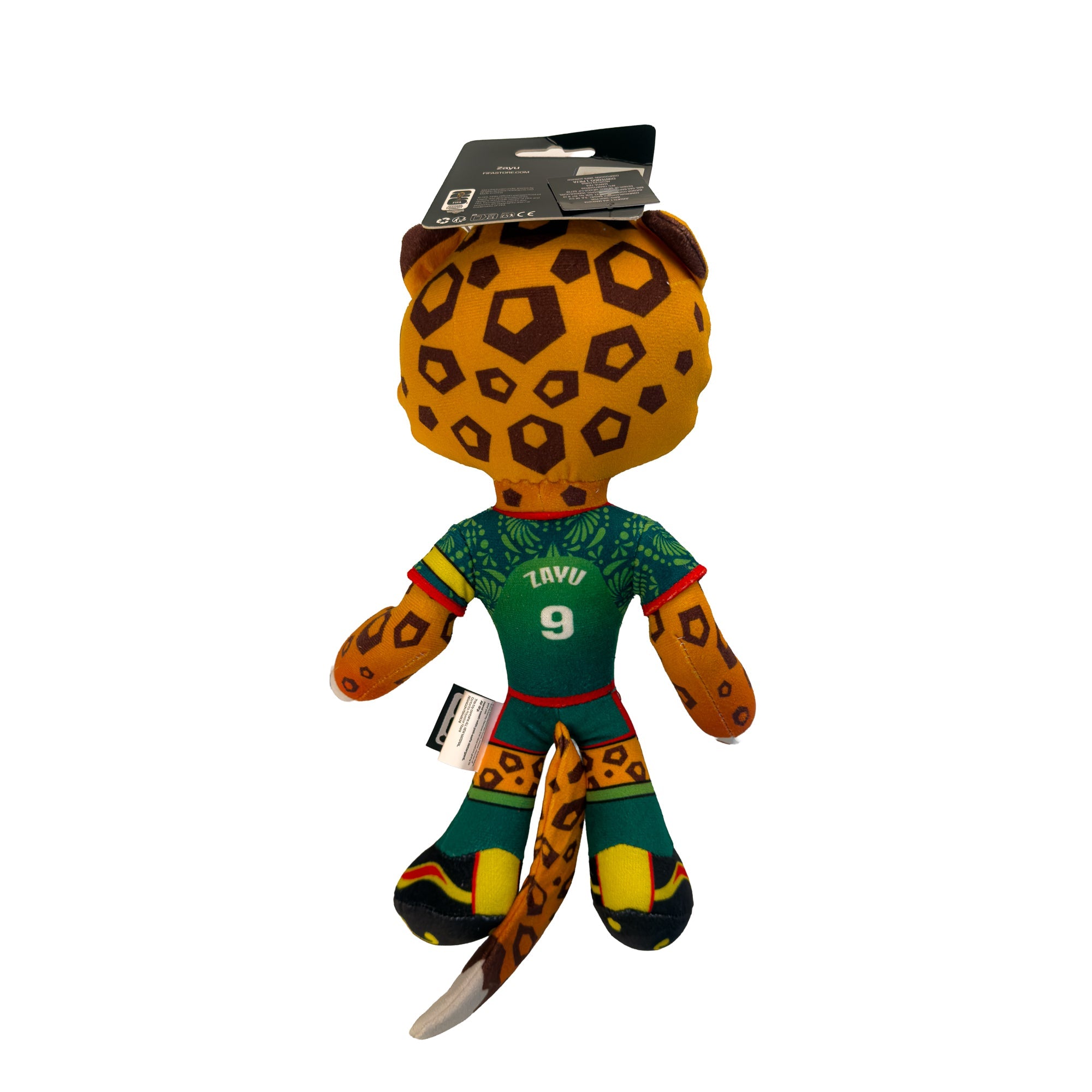 Zayu jaguar México peluche Edición Limitada - vista trasera