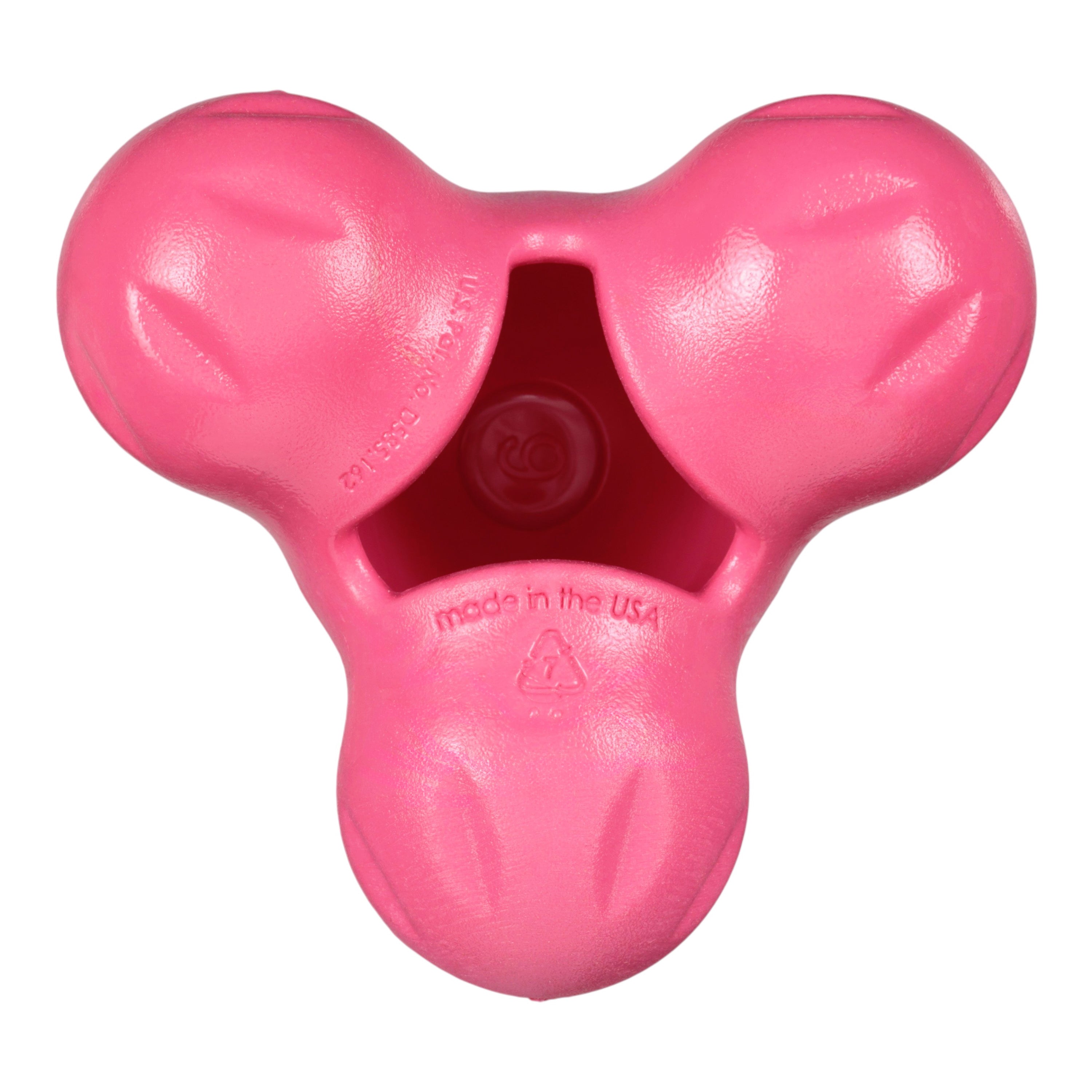 TUX de West Paw® color Rosa Geranio (Geranium) Edición Limitada – Juguete Dispensador de Premios para Perros