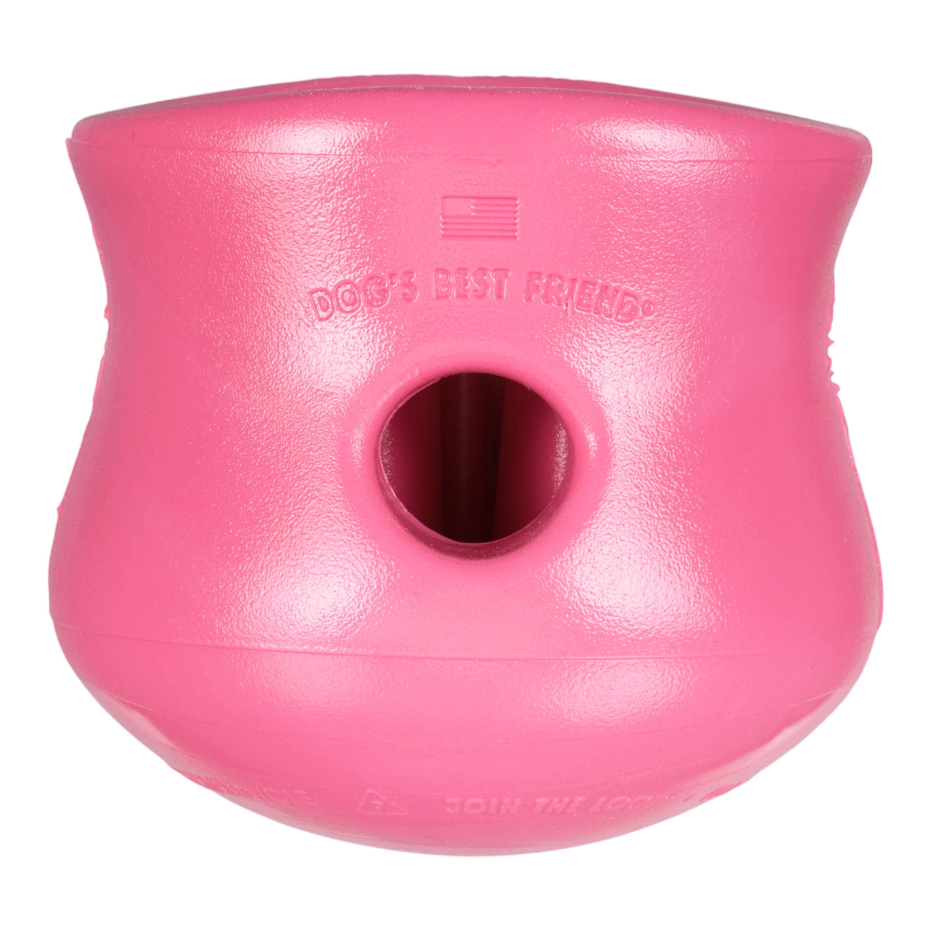 TOPPL de West Paw® color Rosa Geranio (Geranium) Edición Limitada – Juguete Rompecabezas Dispensador de Premios para Perros