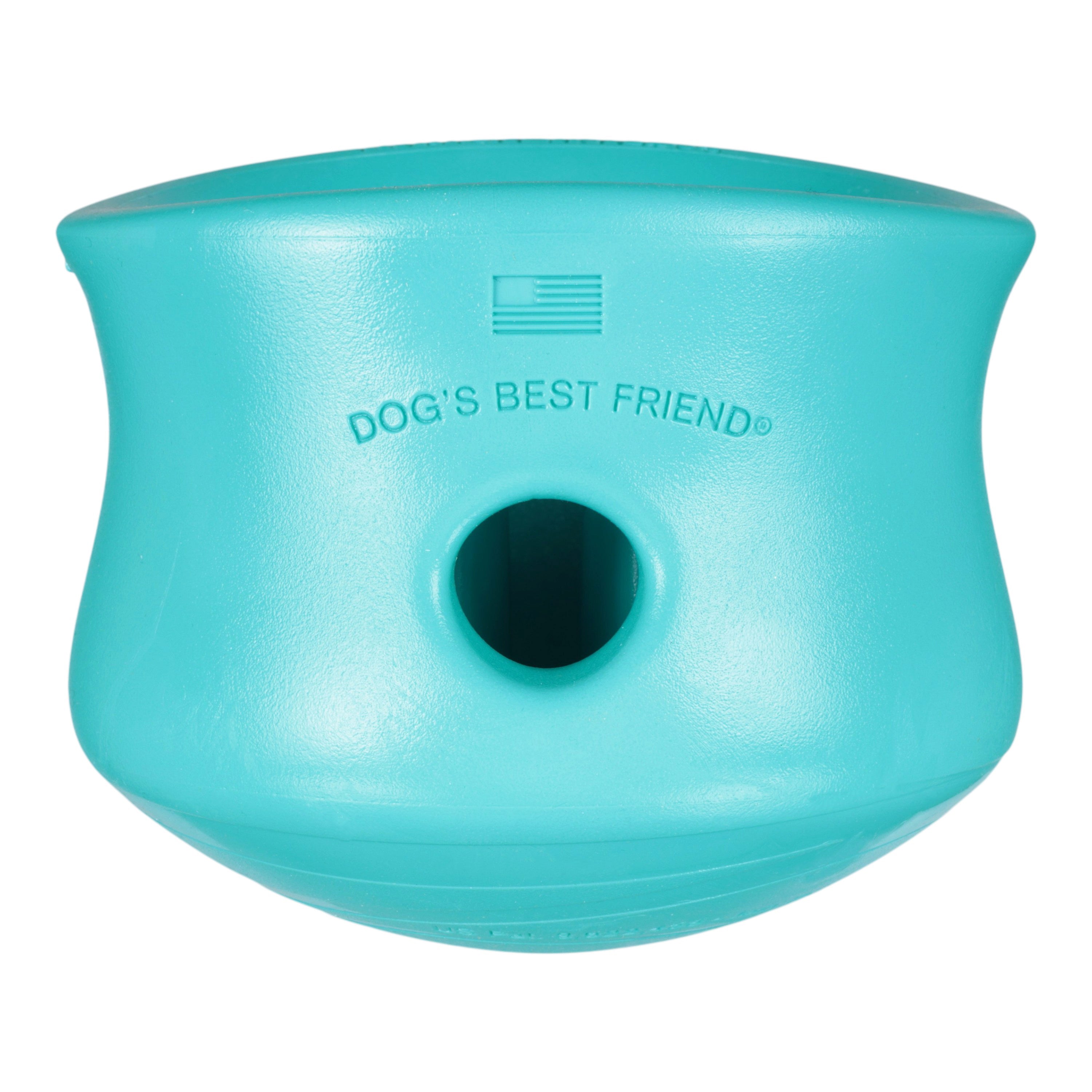 TOPPL de West Paw® color Verde Azulado (Teal) Edición Limitada – Juguete Rompecabezas Dispensador de Premios para Perros