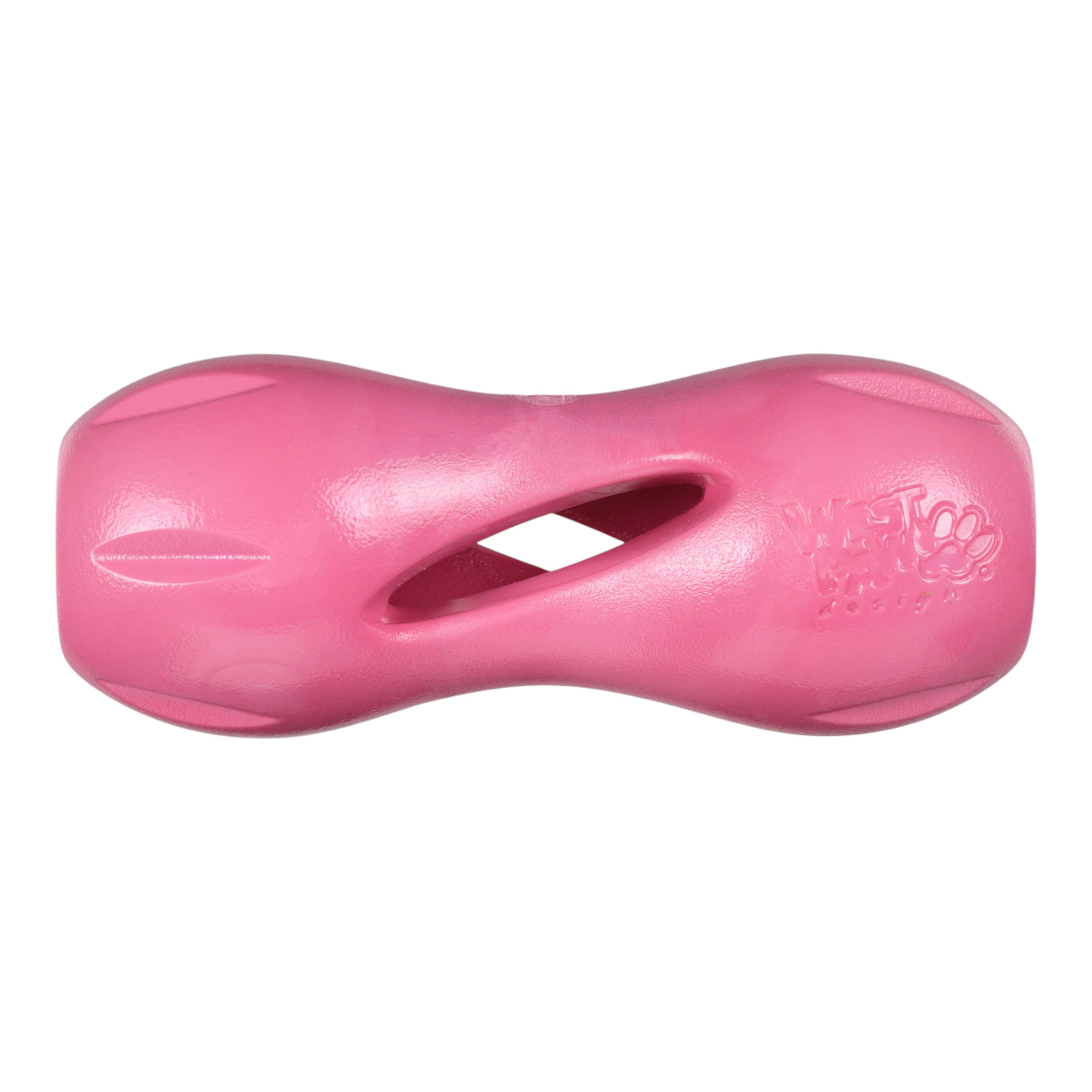 QWIZL de West Paw® color Rosa Geranio (Geranium) Edición Limitada – Juguete Dispensador de Premios para Perros
