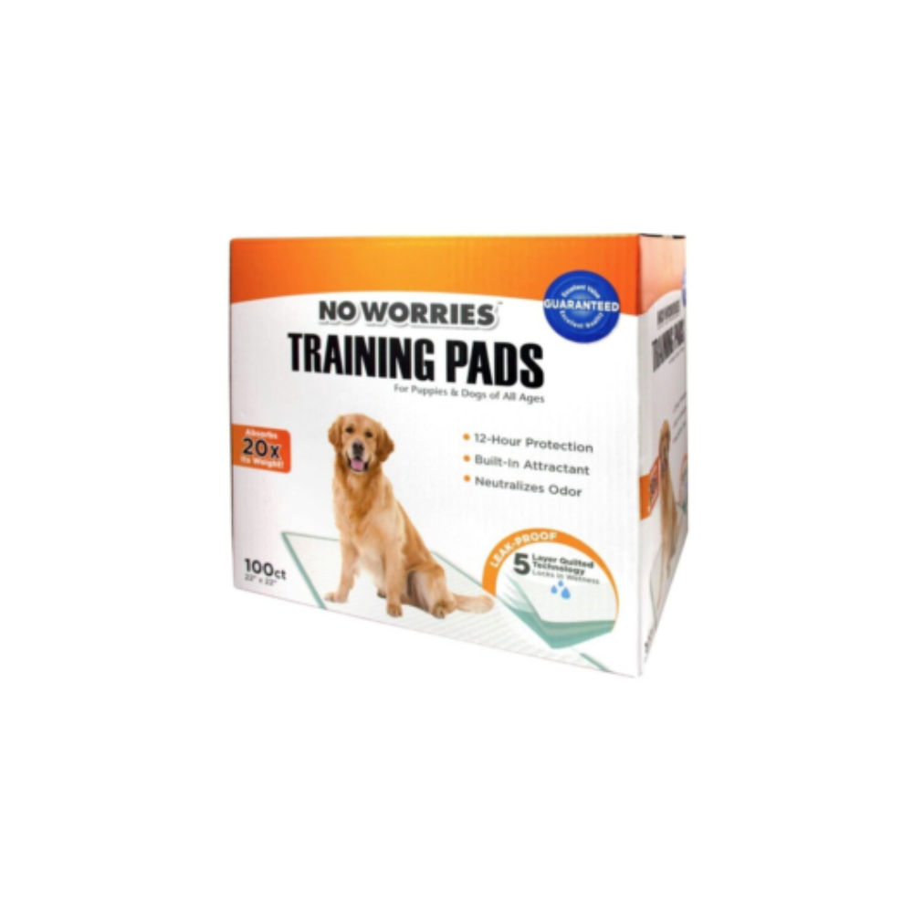 Tapete Entrenador para Perros No Worries – 56 × 51 cm – Caja con 100 Piezas