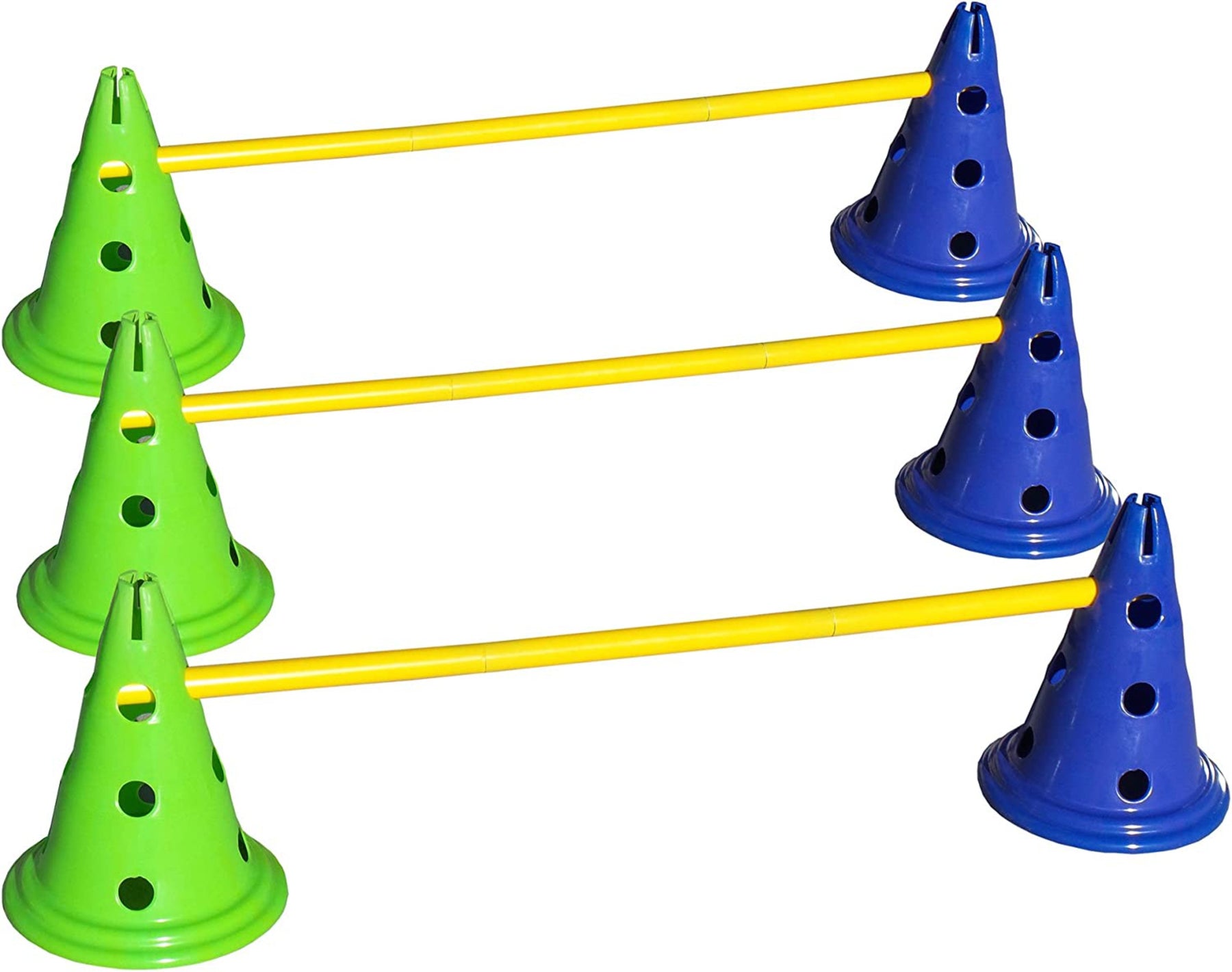 Set de Cavalettis Ajustables para Perros K9 Cavaletti Set - Azul (Blue) y Amarillo (Yellow) | FitPaws