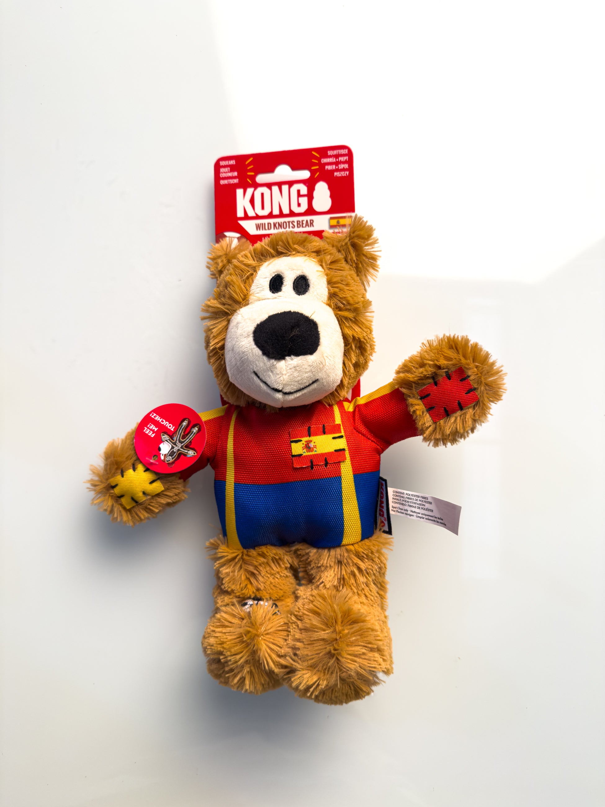 Peluche Kong Wild Knots Sport España Bear - Edición Limitada Mundial 2026 | Kong®