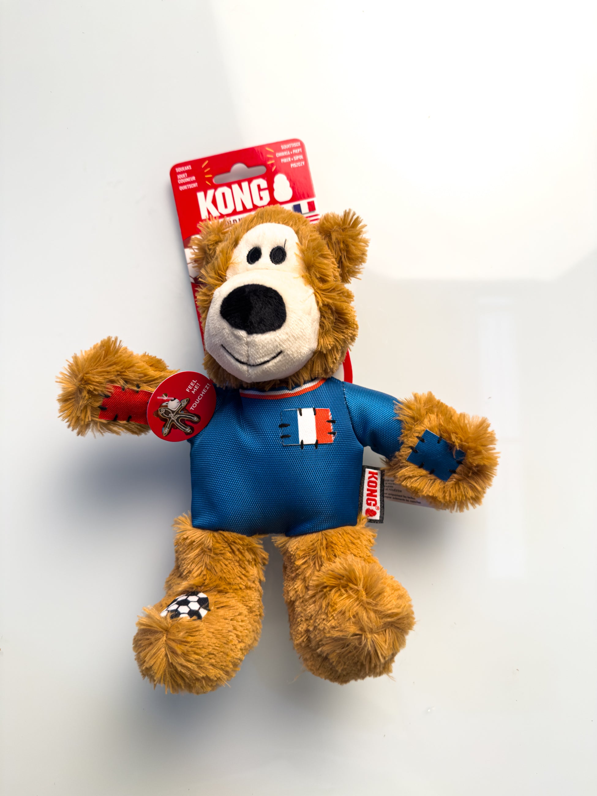 Peluche Kong Wild Knots Sport Francia Bear - Edición Limitada Mundial 2026 | Kong®
