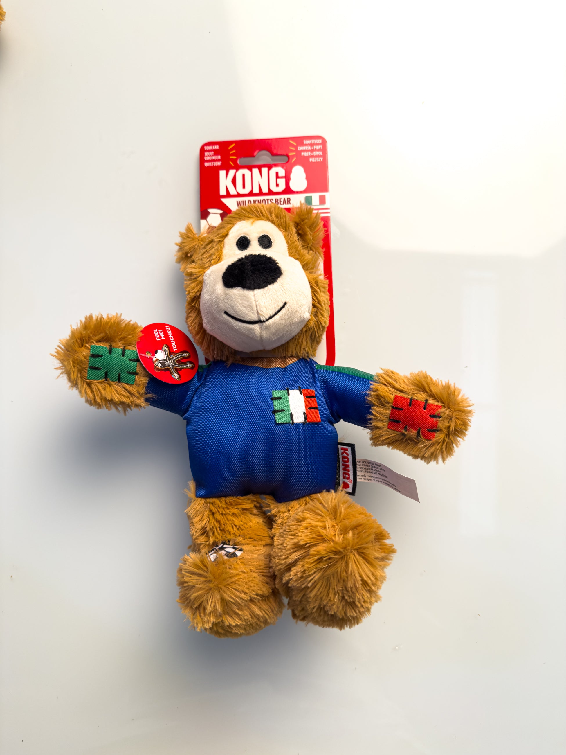 Peluche Kong Wild Knots Sport Italia Bear - Edición Limitada Mundial 2026 | Kong®