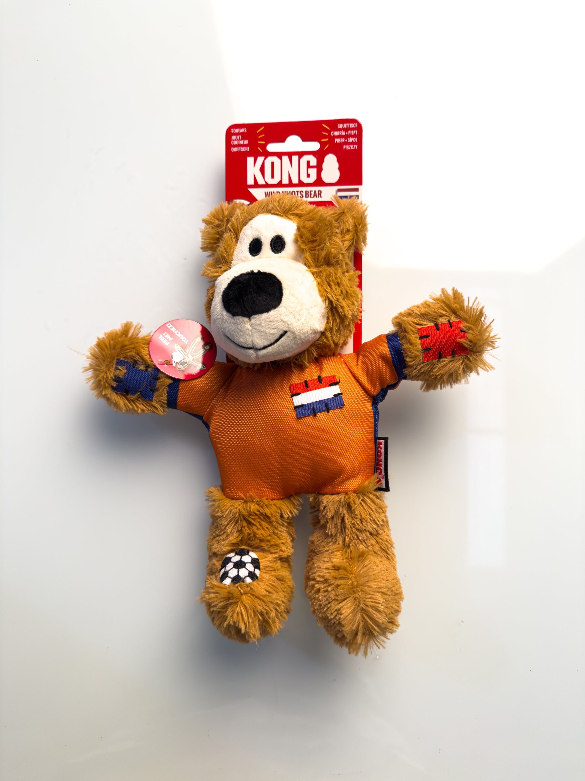 Peluche Kong Wild Knots Sport Países Bajos Bear - Edición Limitada Mundial 2026 | Kong®