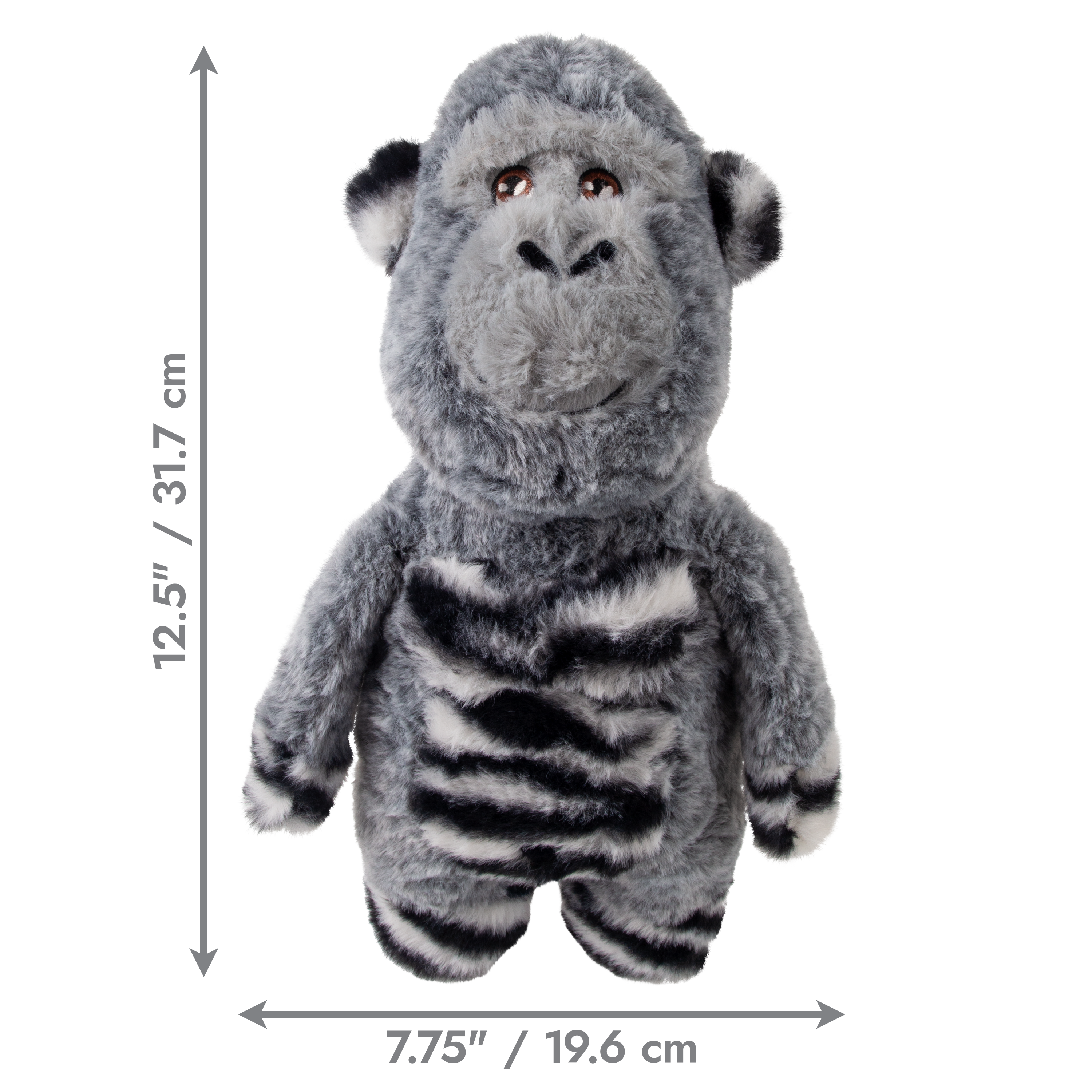 Jungle Jamz Gorilla - Juguete de Peluche con Sonido para Perros | KONG