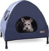 Casa Cama Elevada para Perros y Gatos Pet Cot House - Azul Marino | K&H