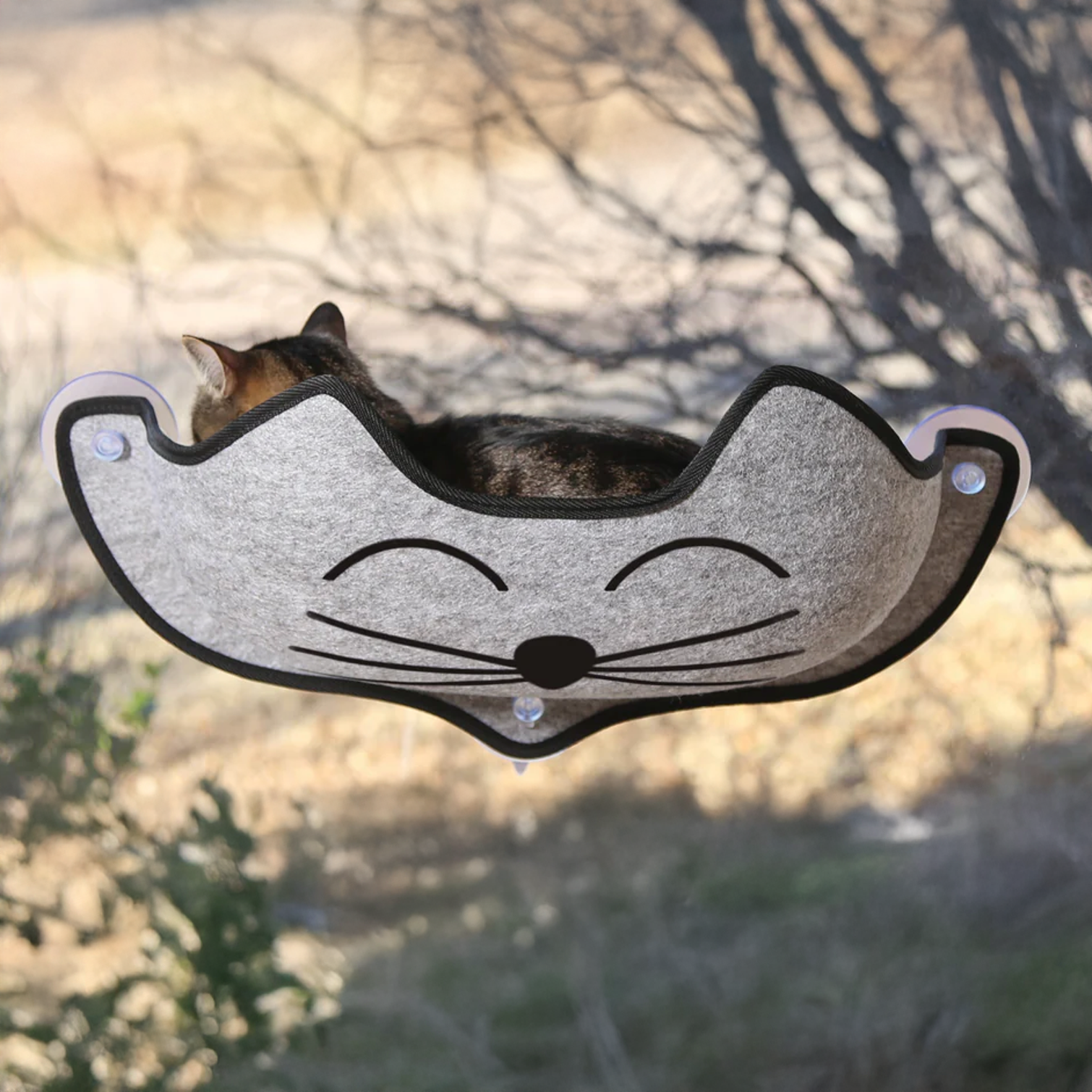 Cama Ventana para Gato con Diseño Kittyface EZ Mount - Gris (Gray) | K&H