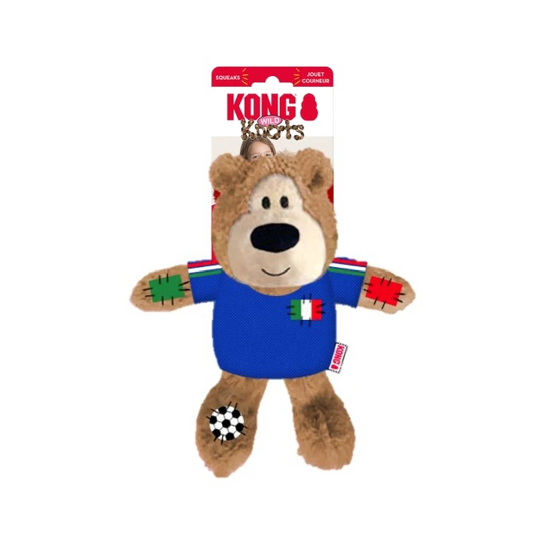 Peluche Kong Wild Knots Sport Italia Bear - Edición Limitada Mundial 2026 | Kong®