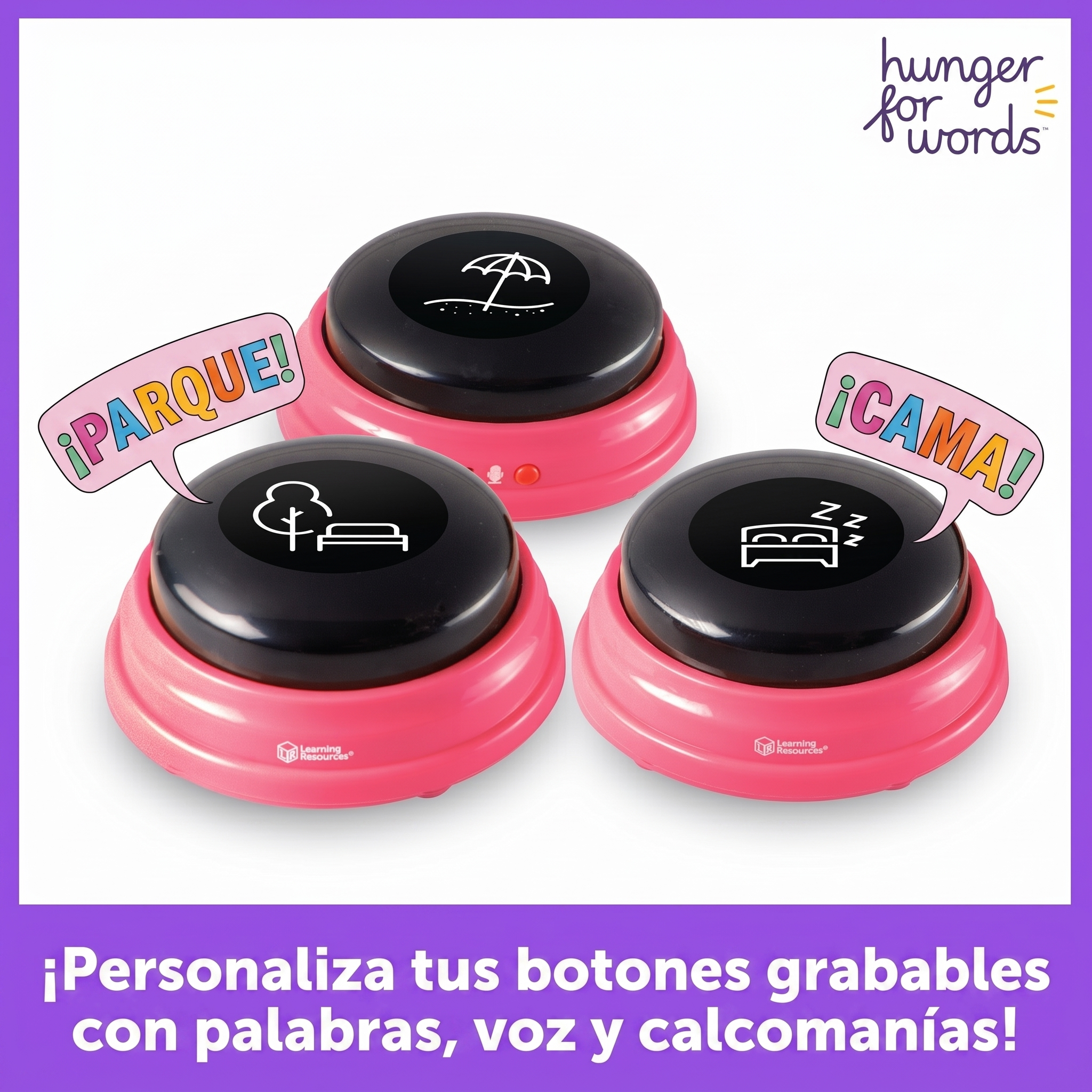 Botones Parlantes Next Words: Lugares | Hunger for Words