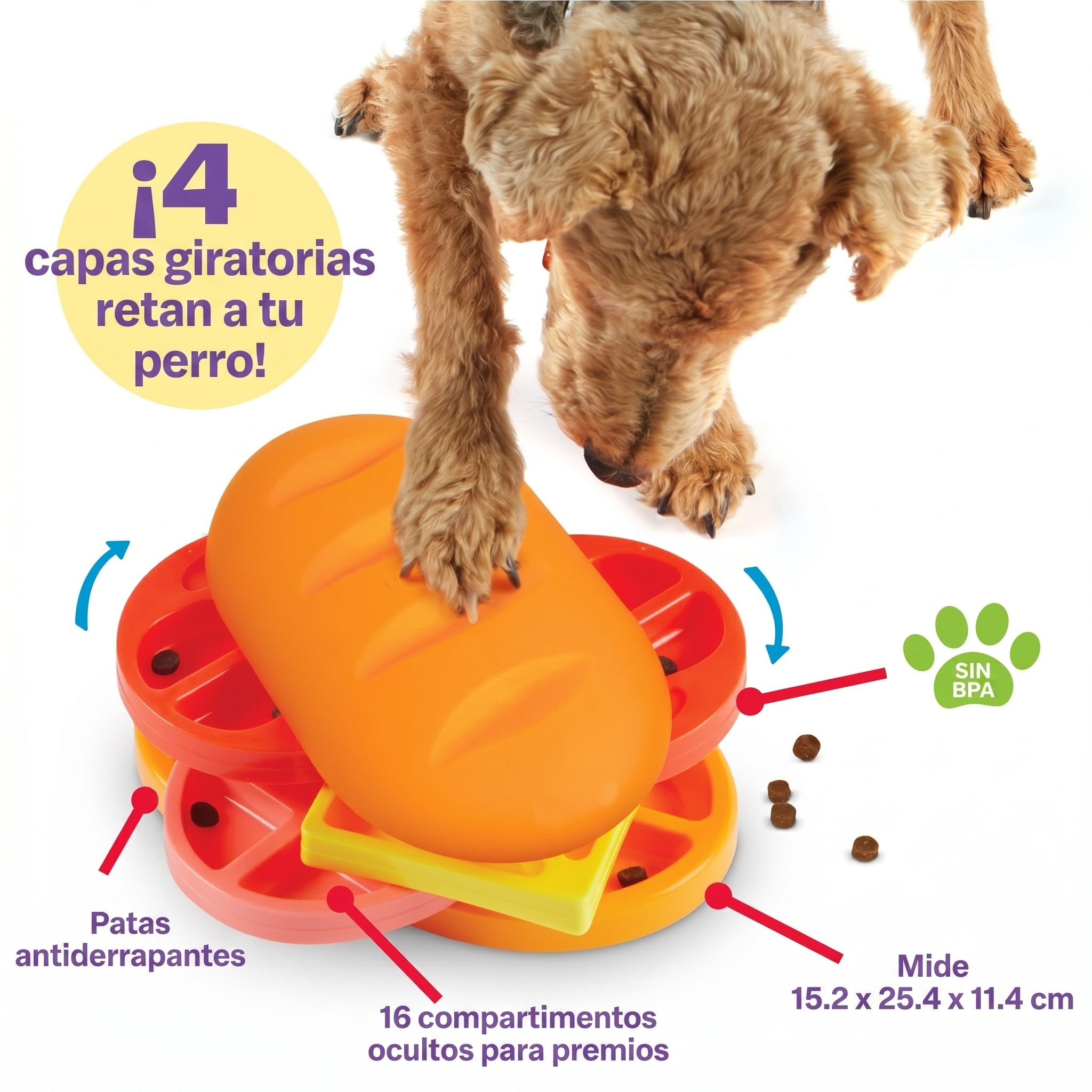 Juguete Rompecabezas para Perros Pupstrami Surprise | Brightkins