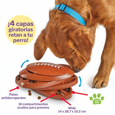 Juguete Rompecabezas para Perros Touchdown Time | Brightkins