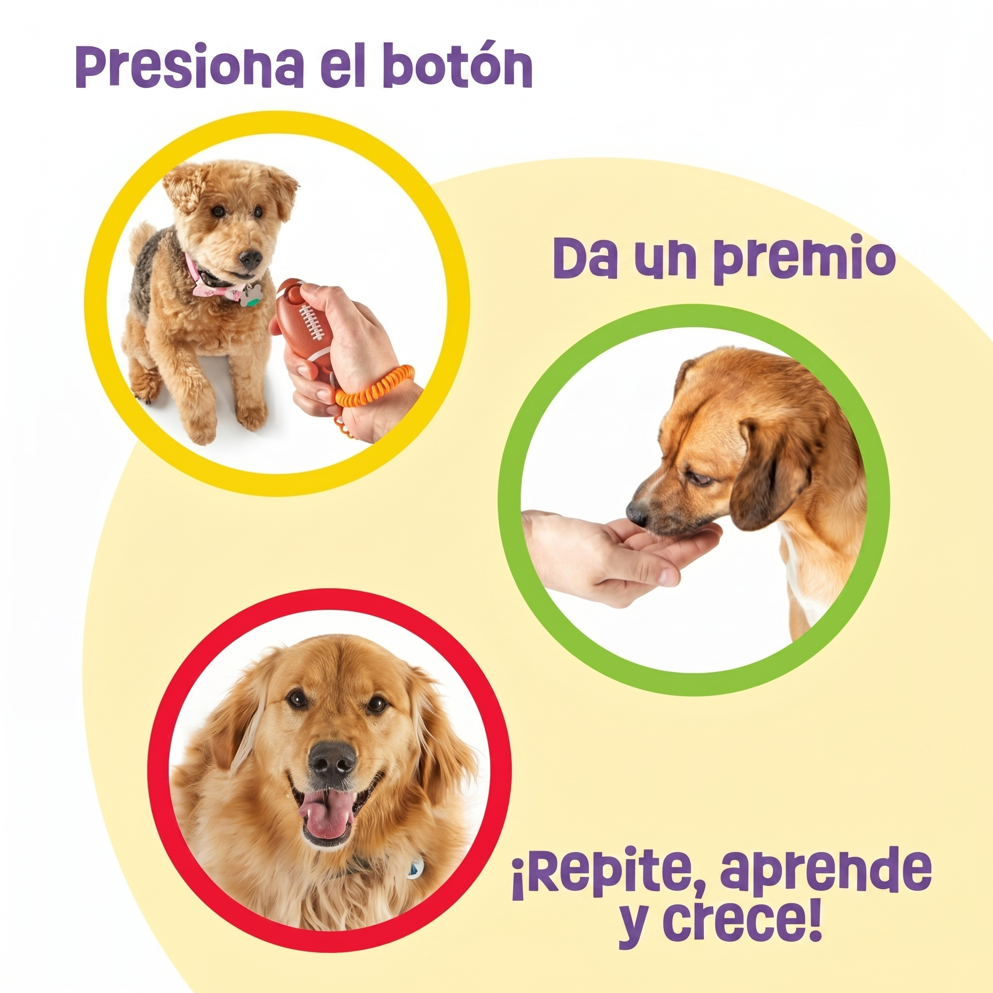 Clicker de Entrenamiento para Perros Smarty Pooch: Football | Brightkins