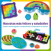 Rompecabezas + Tapete Lamedor para Perros Color Wheel | Brightkins