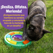 Rompecabezas + Tapete Lamedor para Perros Color Wheel | Brightkins