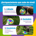 Rompecabezas + Tapete Lamedor para Perros Color Wheel | Brightkins