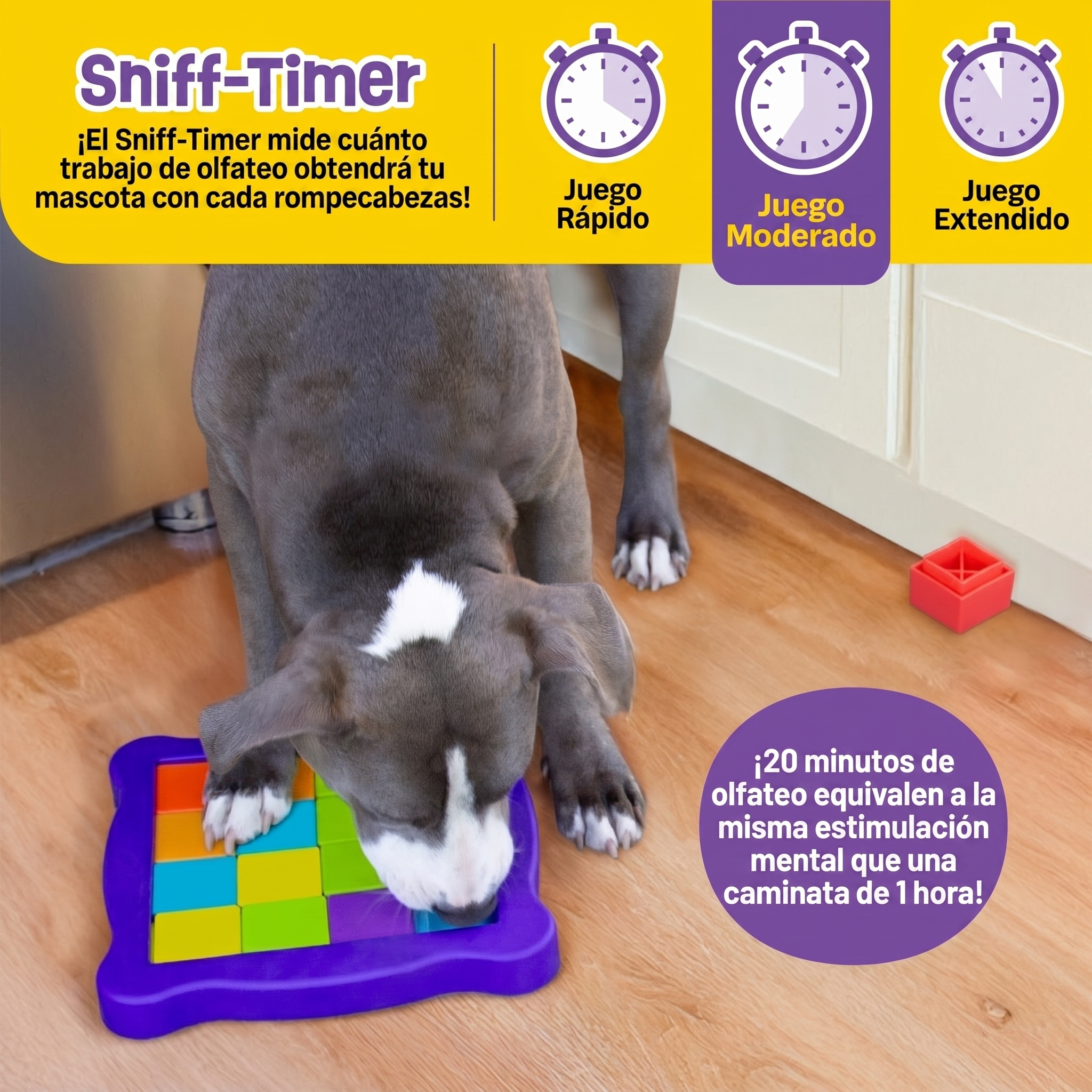 Juguete Rompecabezas para Perros Pup Pixel | Brightkins