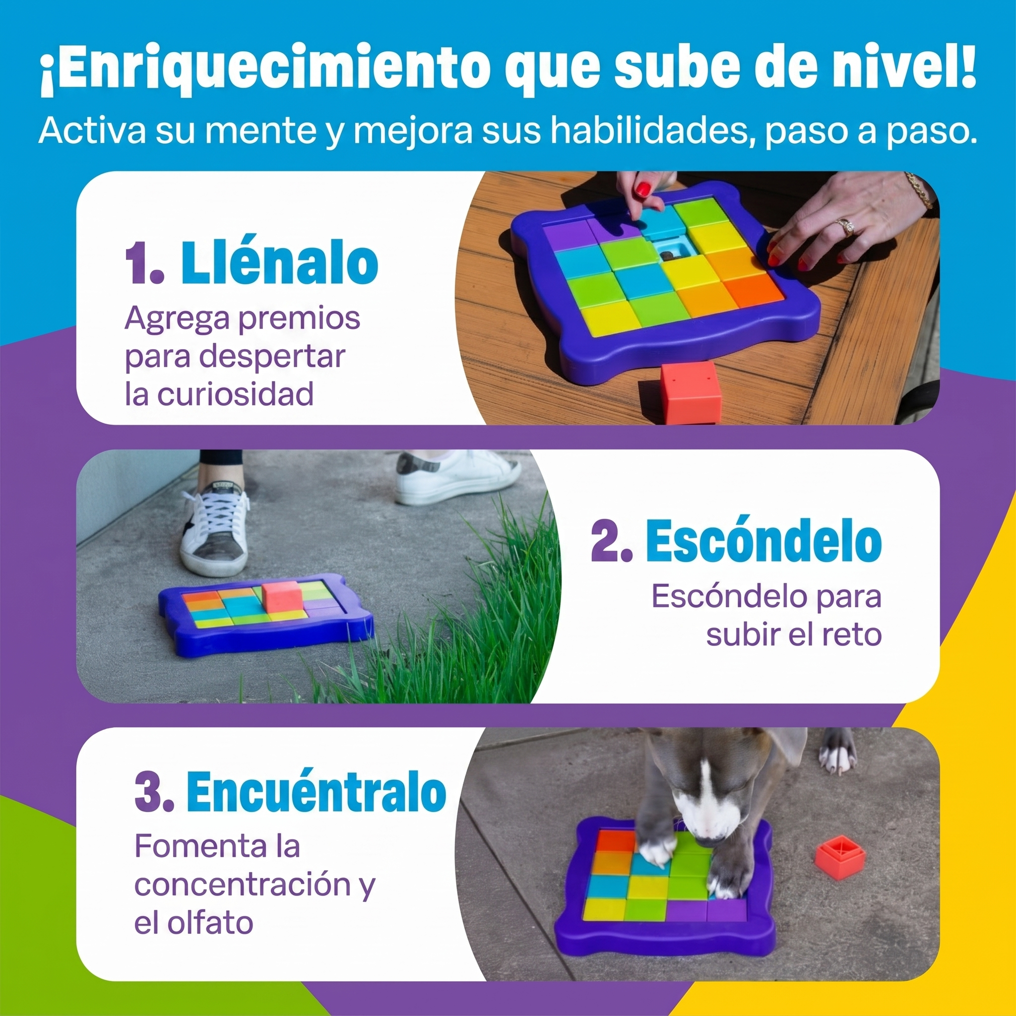 Juguete Rompecabezas para Perros Pup Pixel | Brightkins