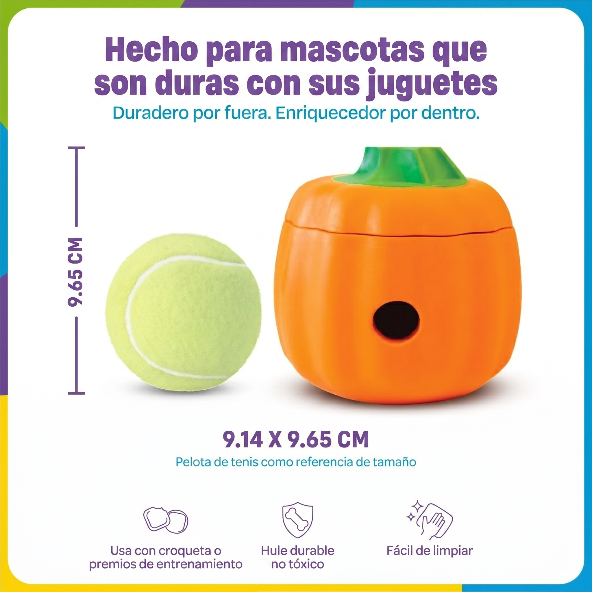 Dispensador de Premios para Perros Calabaza Tough & Tumble | Brightkins