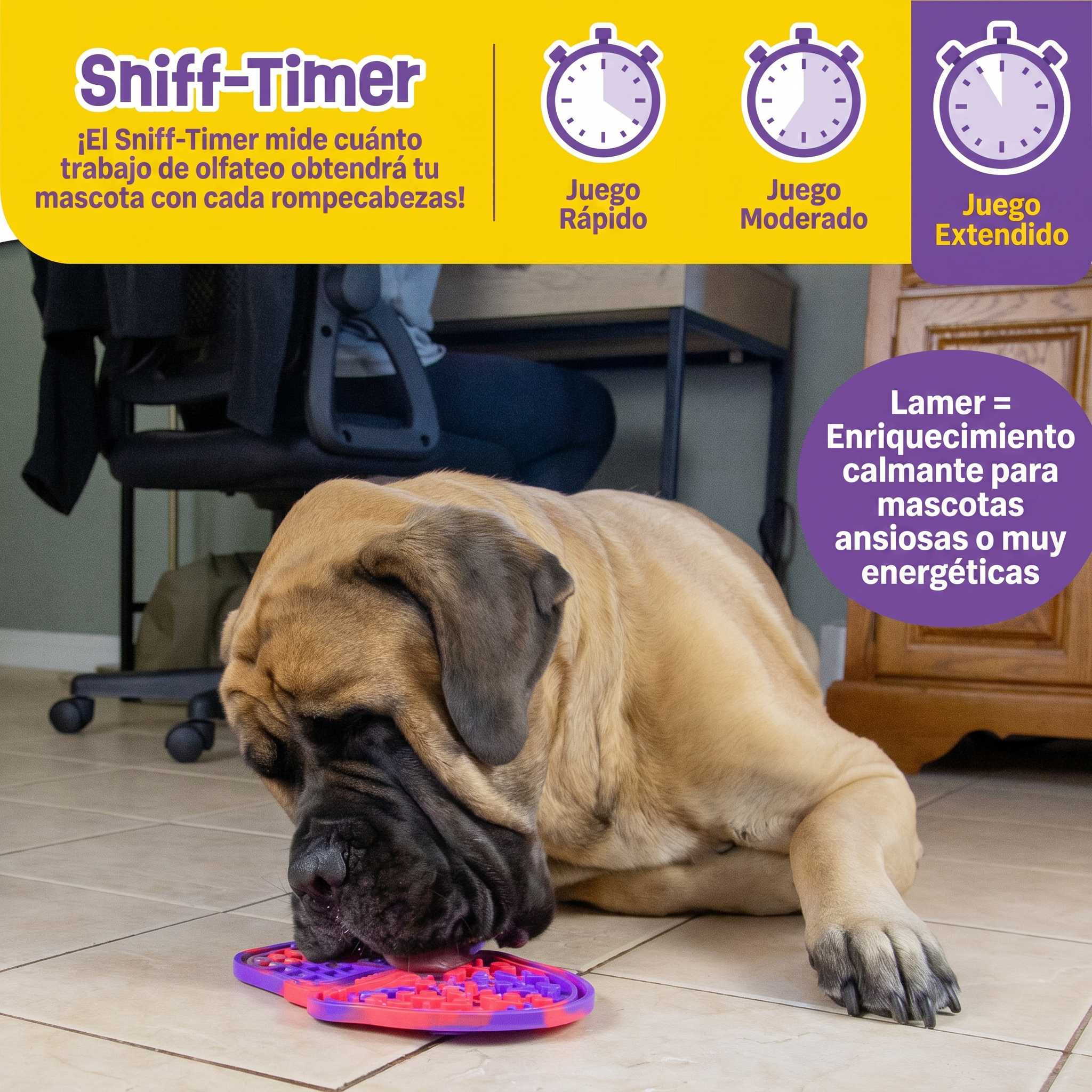 Tapete Lamedor para Perros y Gatos Cono de Helado | Brightkins