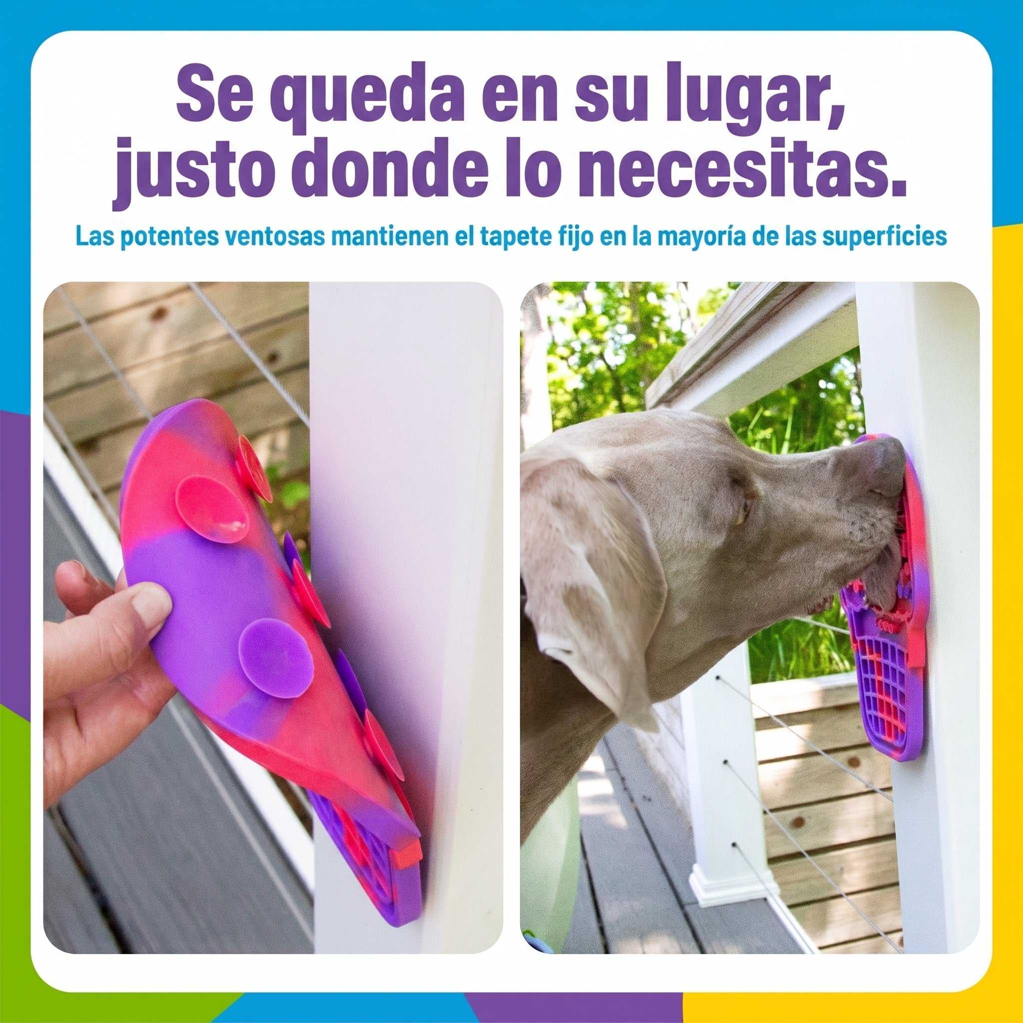 Tapete Lamedor para Perros y Gatos Cono de Helado | Brightkins