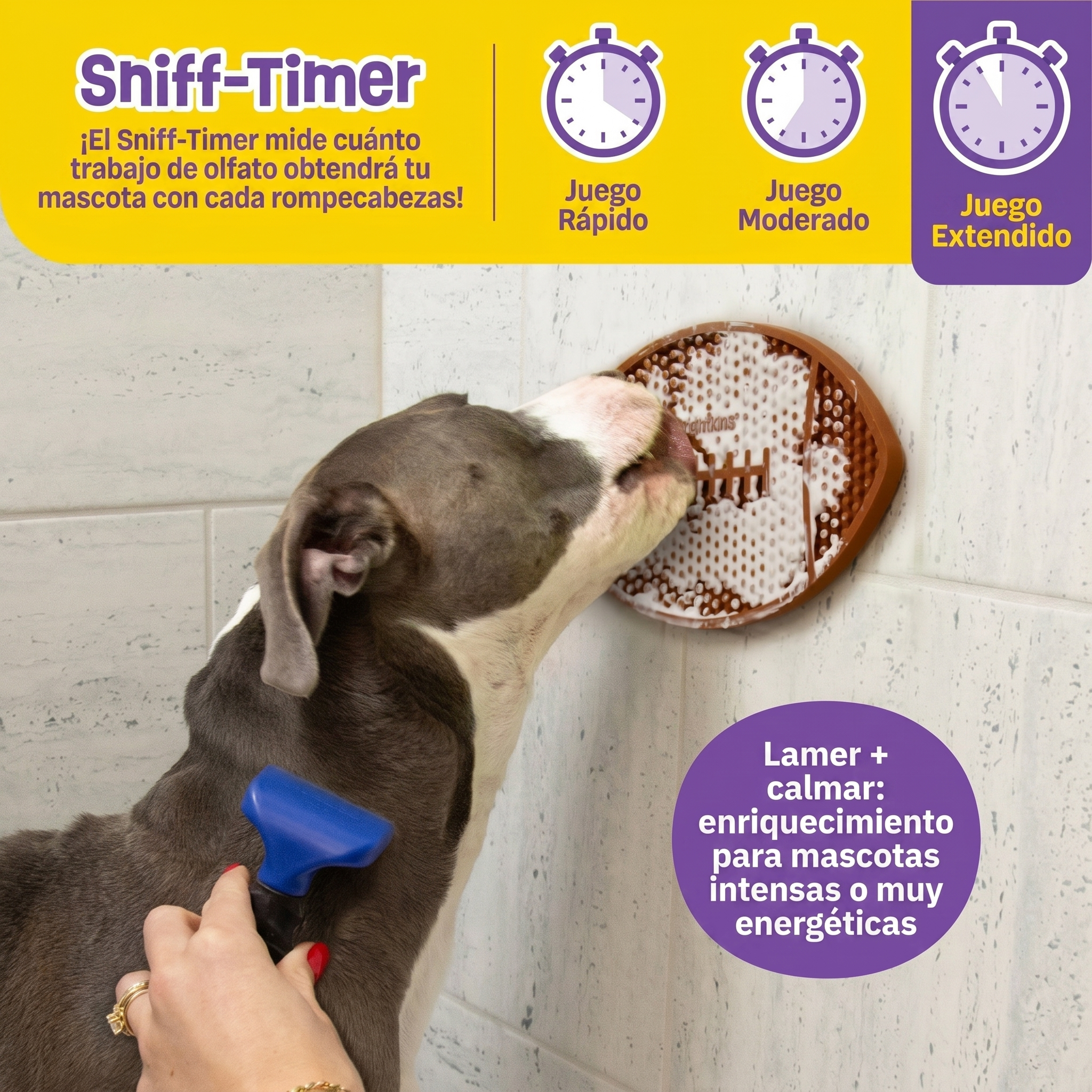 Tapete Lamedor para Perros Football | Brightkins