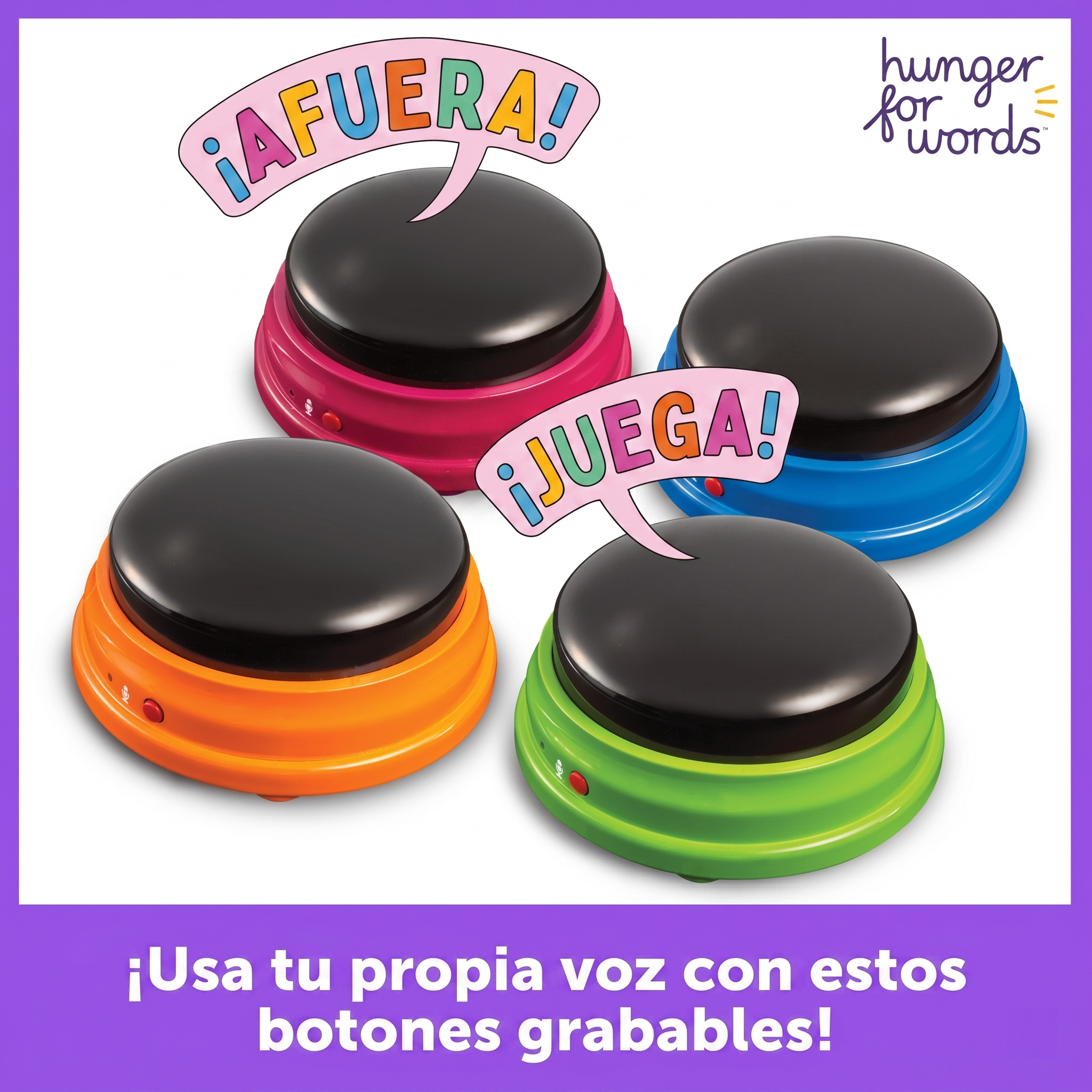 Set de Inicio Botones Parlantes para Mascotas | Hunger for Words