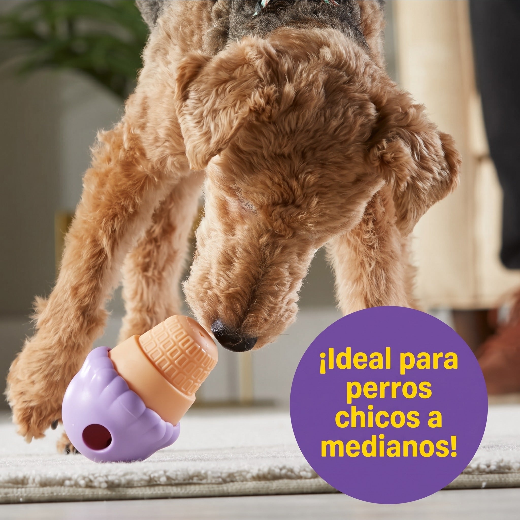 Juguete para Perros Ice Cream Treat Dispenser - Dispensador de Premios en Forma de Helado | Brightkins