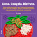 Tapete lamedor Fresa de 17.8 x 21 cm con comida untada