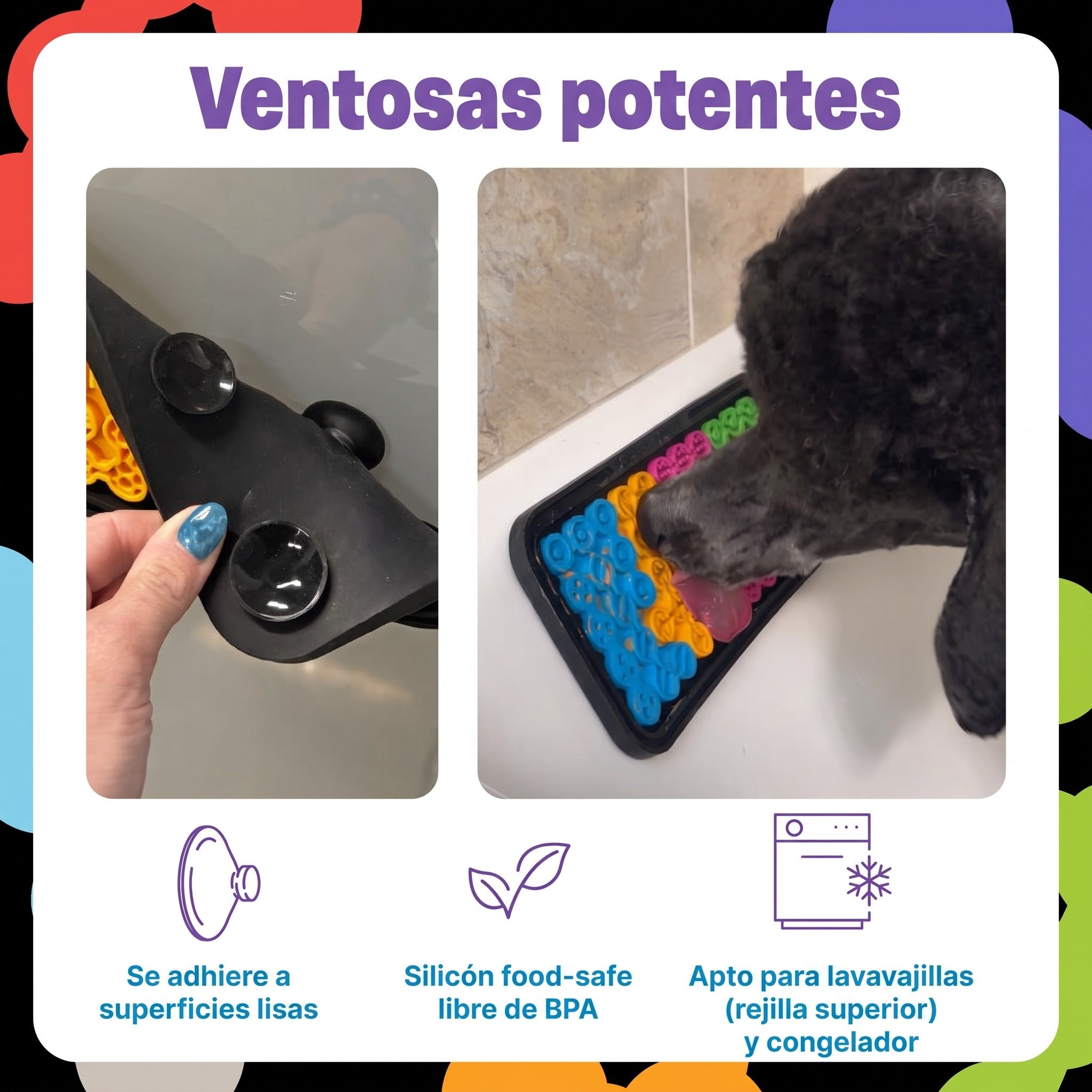 Ventosas del tapete lamedor Kanoodle