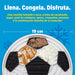 Tapete lamedor Balón de Fútbol de 19 cm con comida untada