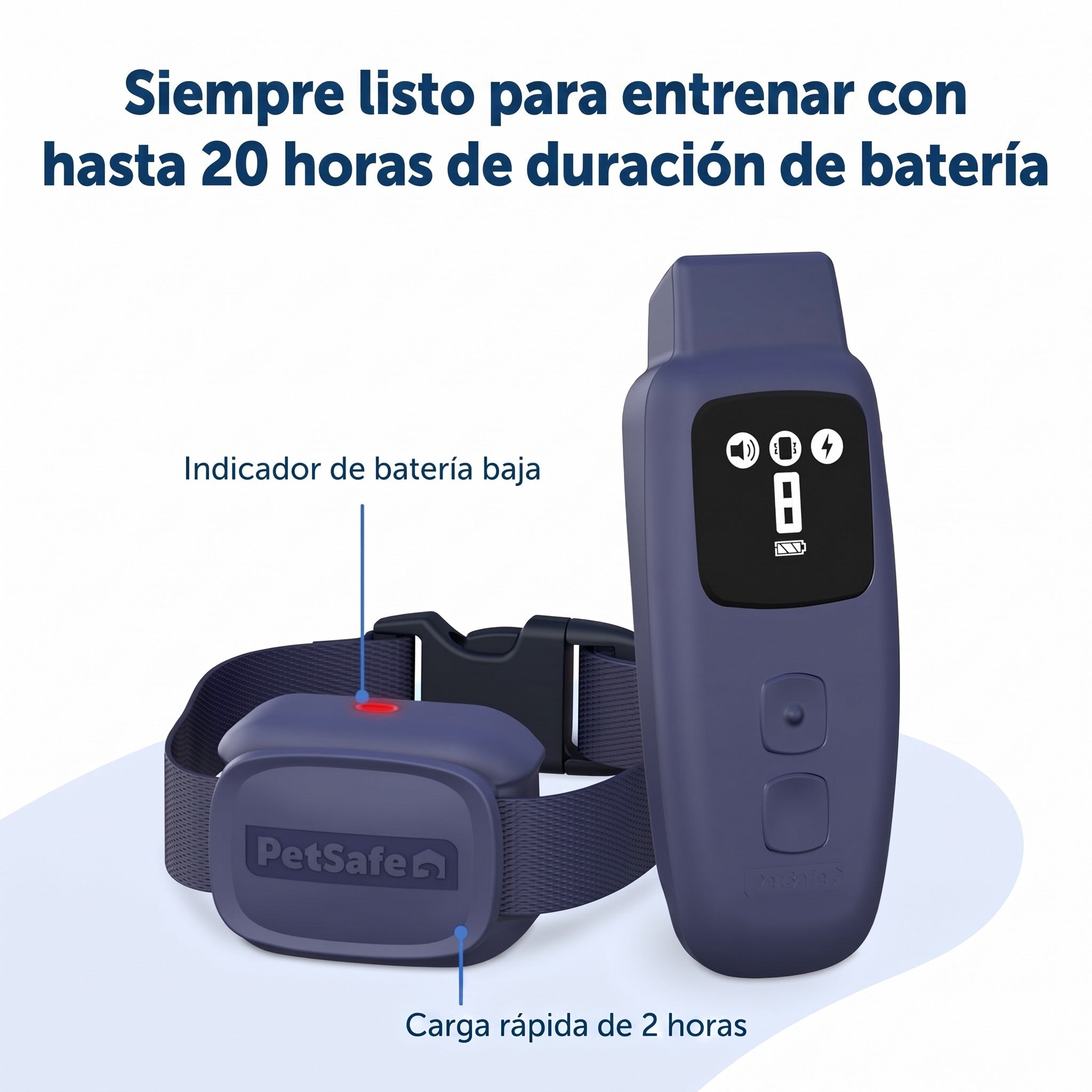 Partes del collar y control Basic Trainer