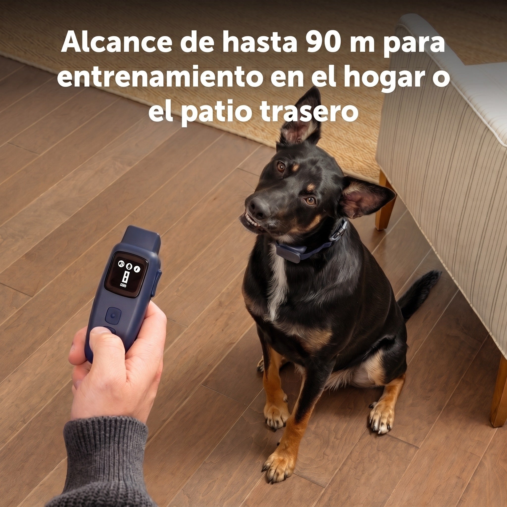 Alcance de hasta 90 m del Basic Trainer PetSafe