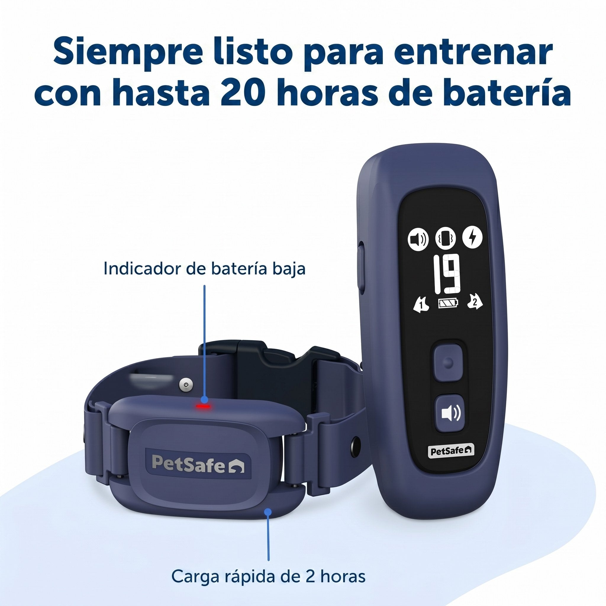 Partes del collar y control Pro Trainer
