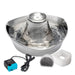 Fuente de agua de acero inoxidable Seaside PetSafe con bomba y filtros
