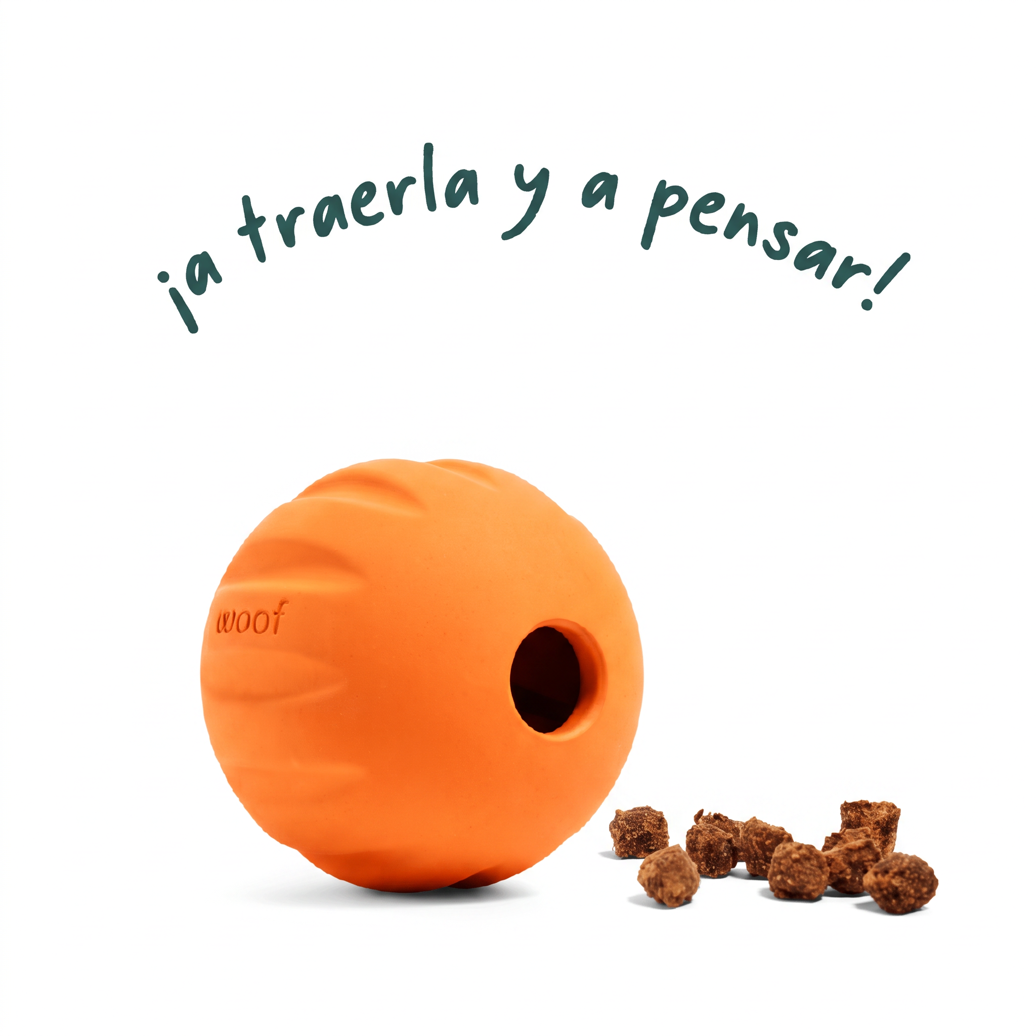 Flyball de Woof color naranja