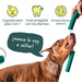 Nomchucks de Woof: juguete para jalar 2 en 1, hule amigable con los dientes y rompecabezas adentro