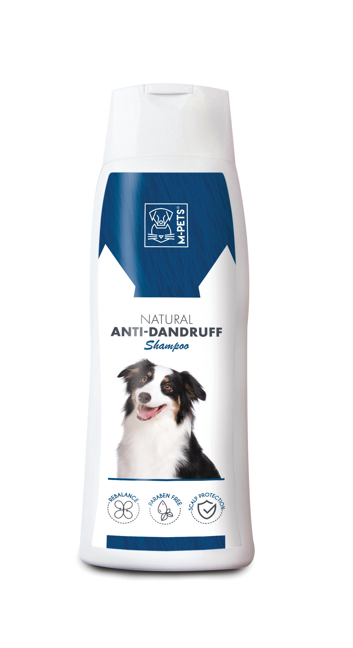 Shampoo Natural Anti-Caspa para Perro - 250ml | M-PETS con Ingredientes Reparadores