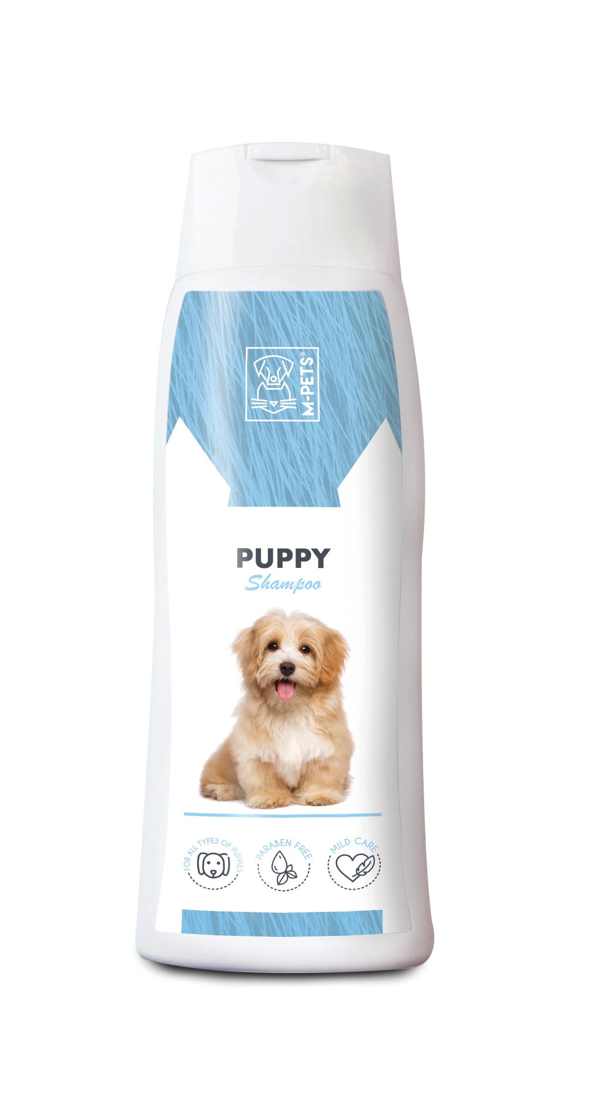 Shampoo Suave para Cachorros - 250ml | M-PETS con Extractos Naturales y Vitaminas