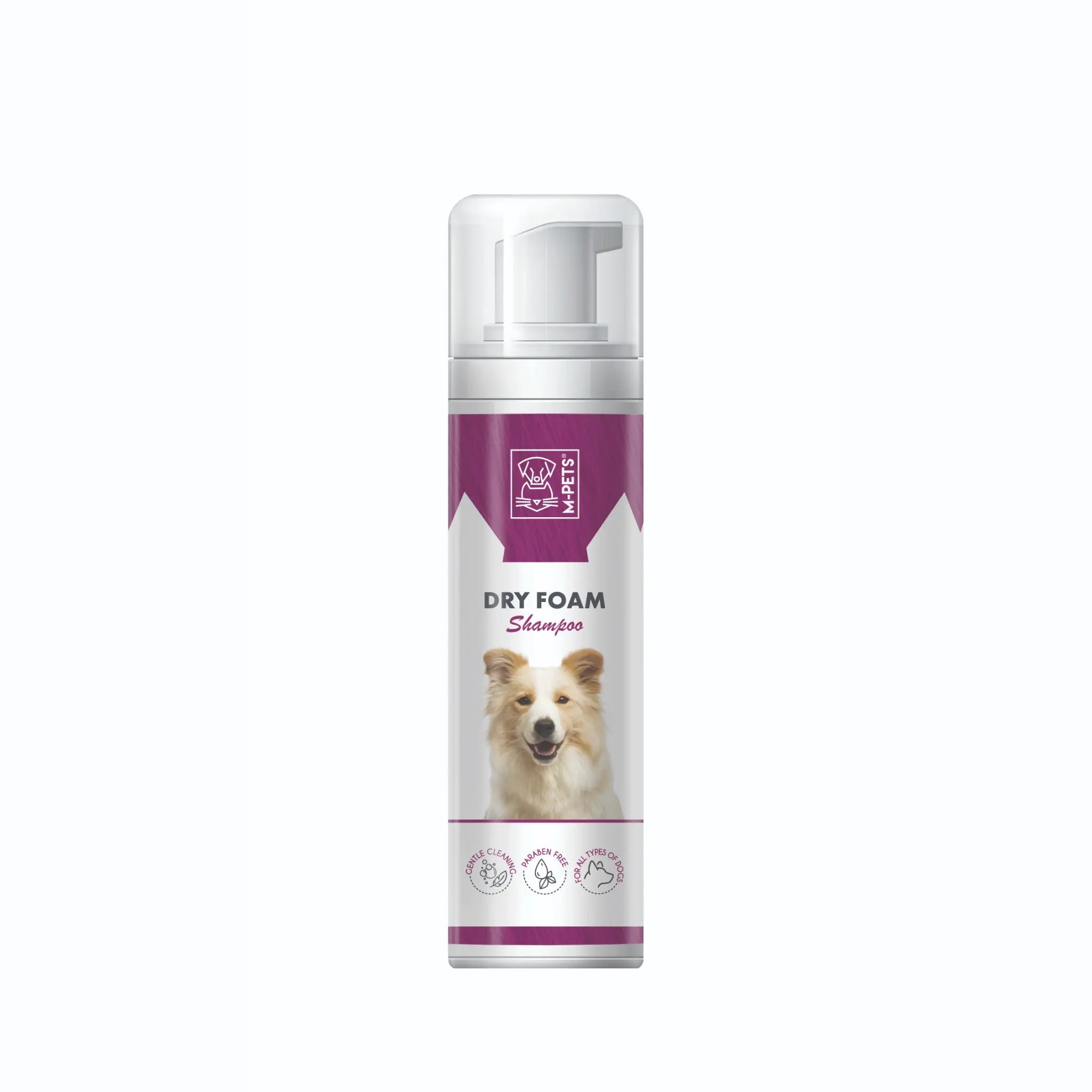Espuma en Seco para Perro sin Agua con Dosificador - 230ml | M-PETS