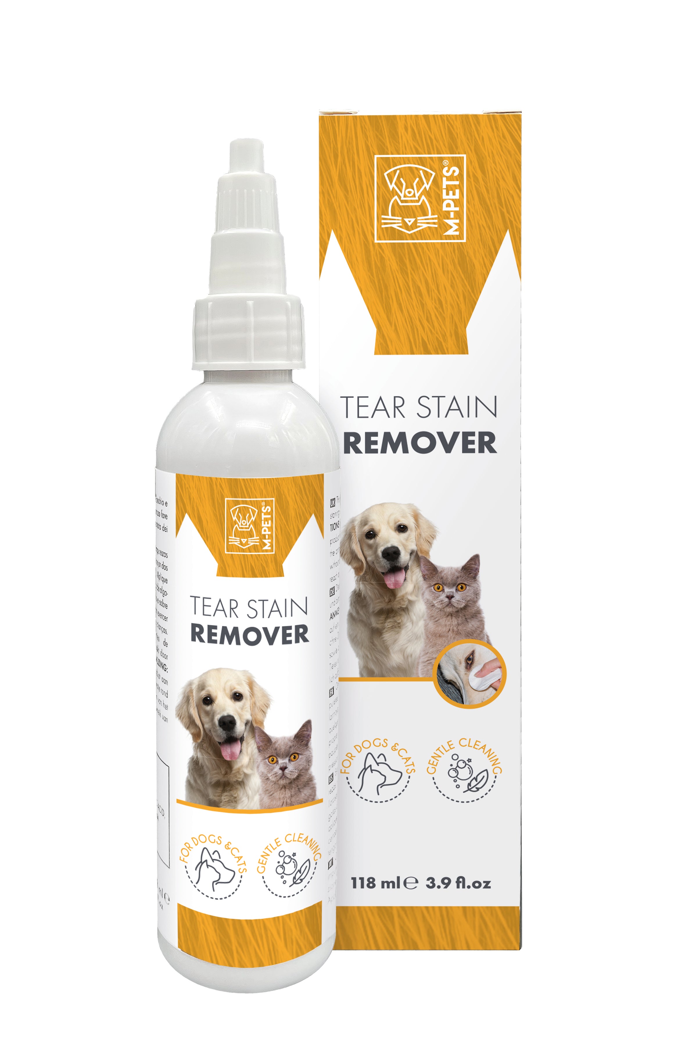 Removedor de Manchas de Lágrimas para Perro - Limpieza Suave de Ojos | 118ml | M-PETS