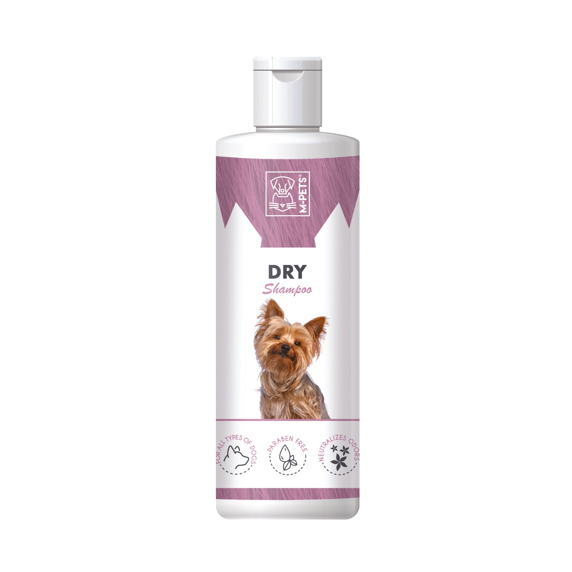 Shampoo en Seco para Perro en Polvo sin Agua - 200g | M-PETS