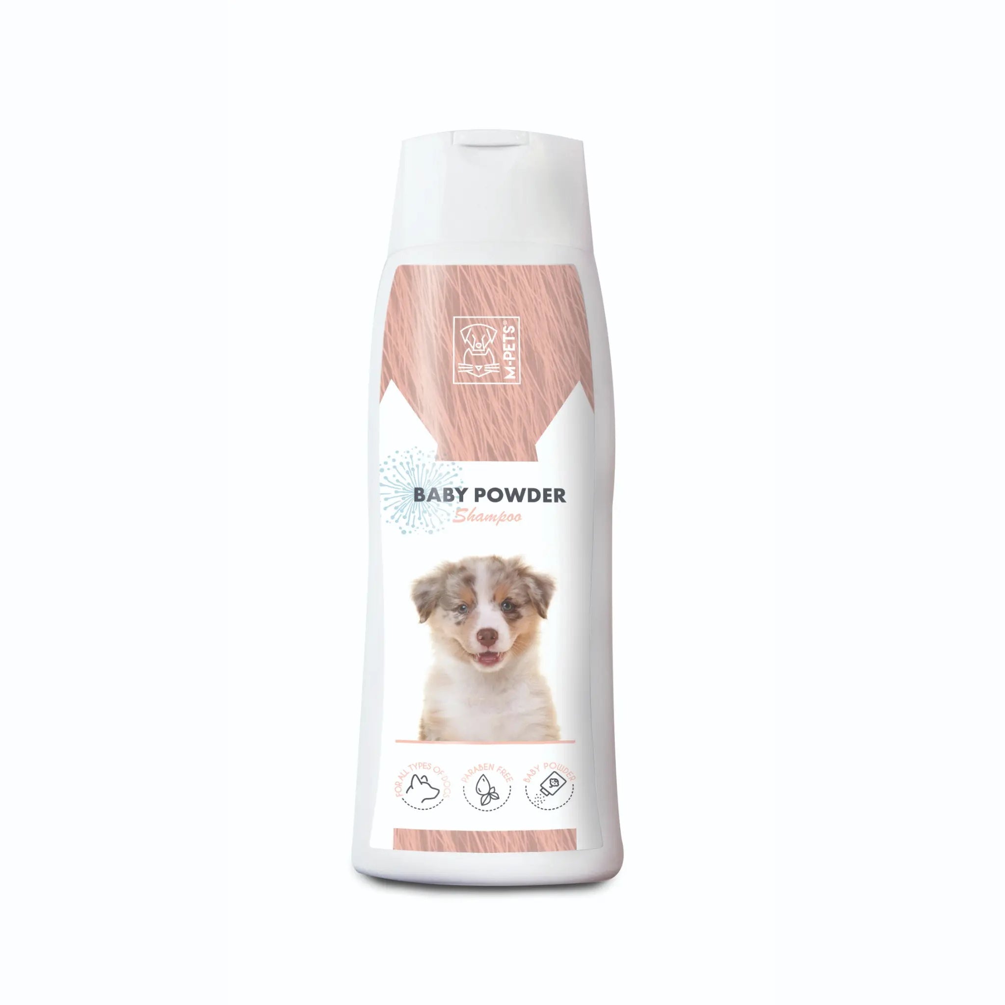 Shampoo para Perro con Aroma a Talco de Bebé - 250ml | M-PETS con Vitamina E