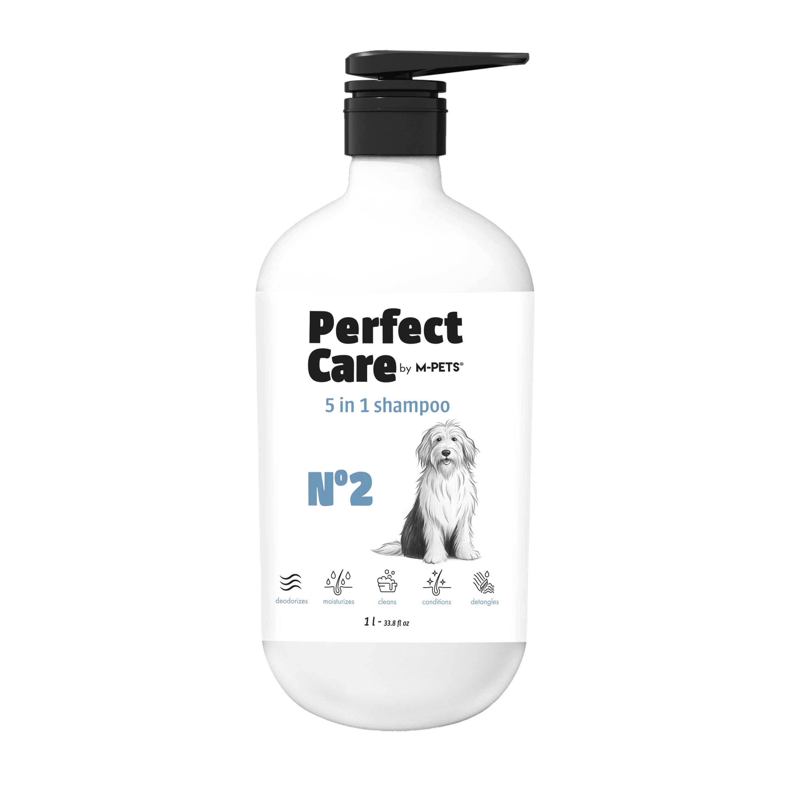 Shampoo 5 en 1 para Perro - 1L | M-PETS Perfect Care No.2
