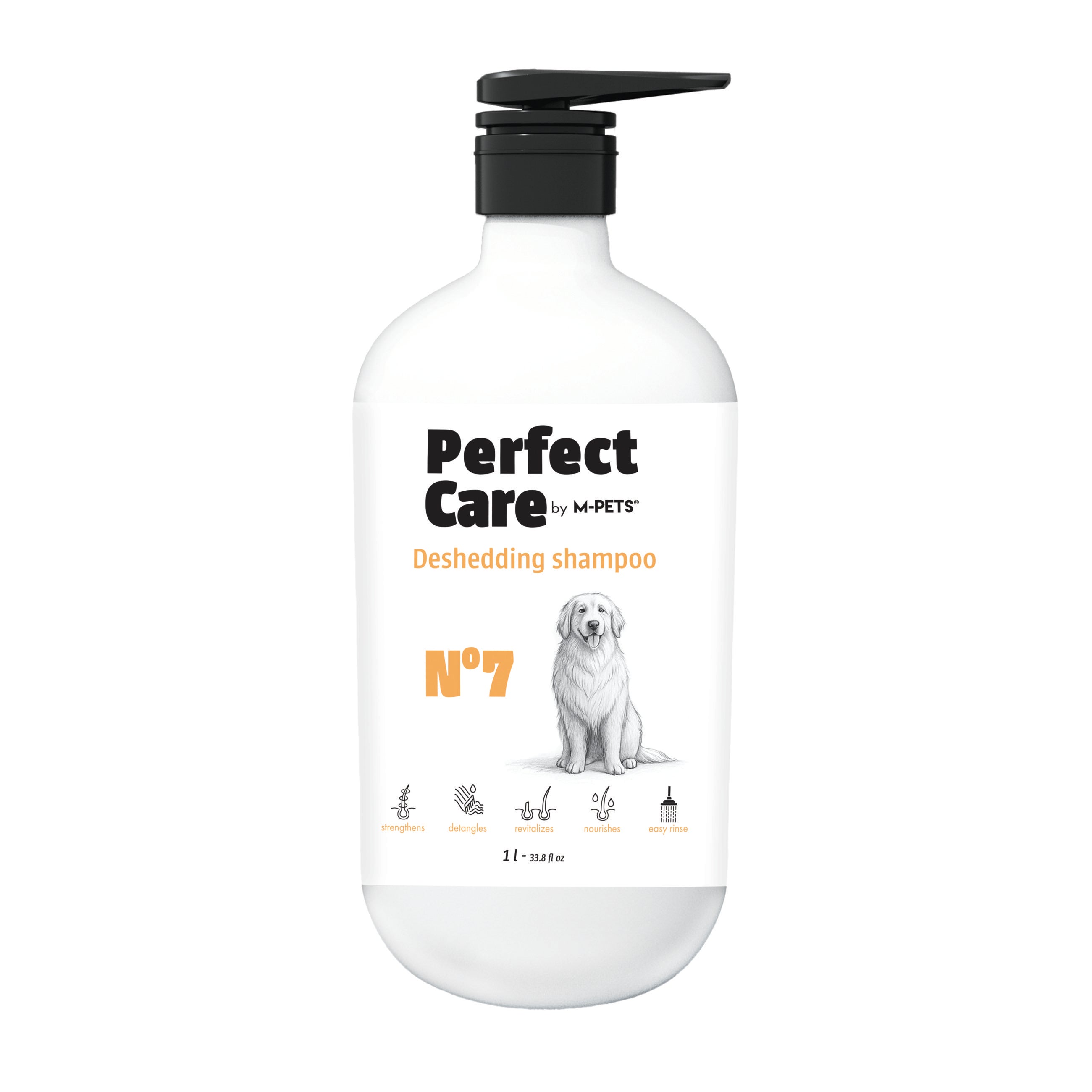 Shampoo Anti-Caída de Pelo para Perro - 1L | M-PETS Perfect Care No.7