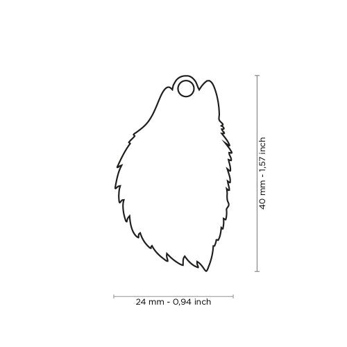 Placa ID en Forma de Pastor Belga para Perros | MyFamily