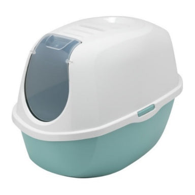 Arenero cerrado Smart Cat Moderna color aqua