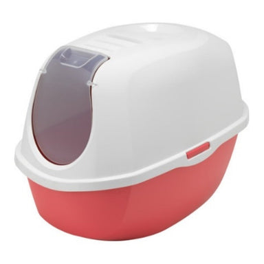 Arenero cerrado Smart Cat Moderna color coral